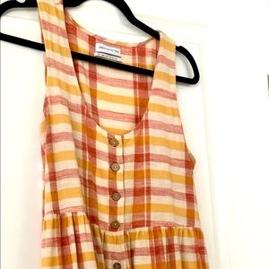 Urban Outfitters Plaid Midi Dress